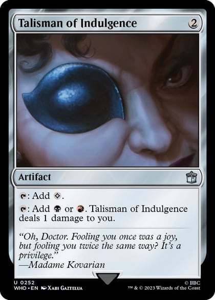 Talisman of Indulgence, Universes Beyond: Doctor Who 252