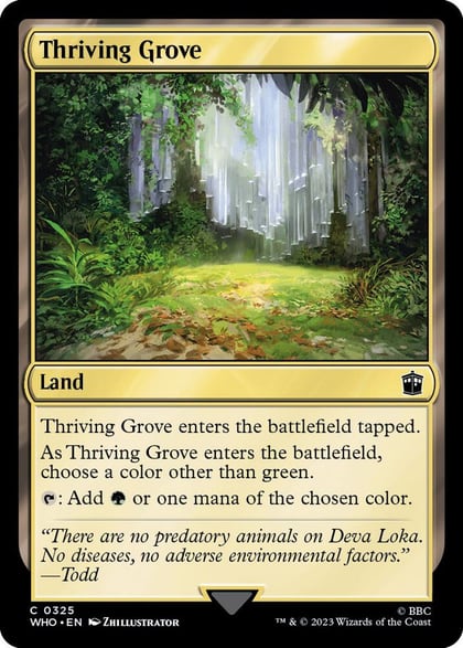 Thriving Grove, Universes Beyond: Doctor Who 325