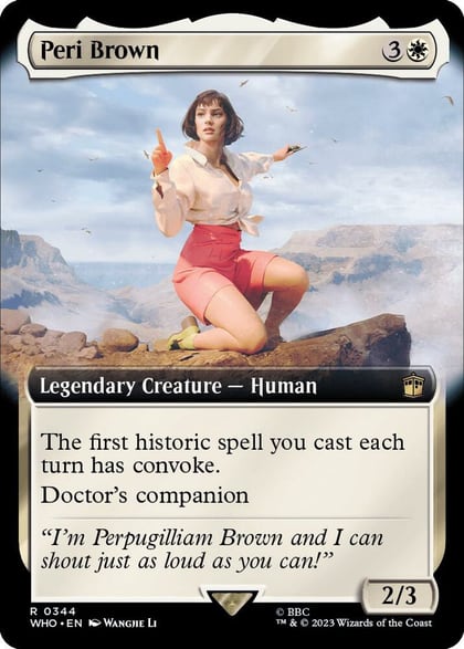 Peri Brown (Extended Art), Universes Beyond: Doctor Who 344