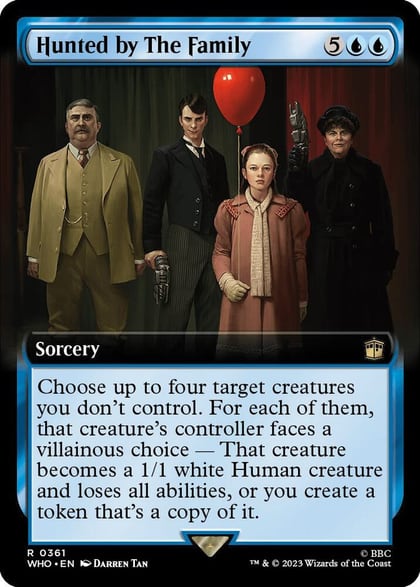 Hunted by The Family (Extended Art), Universes Beyond: Doctor Who 361