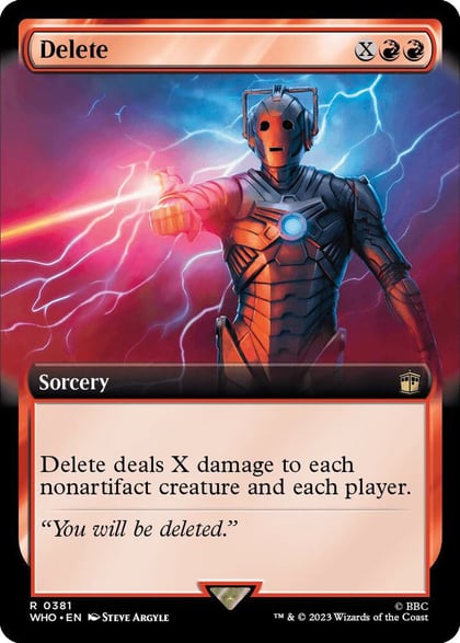 Delete (Extended Art), Universes Beyond: Doctor Who 381