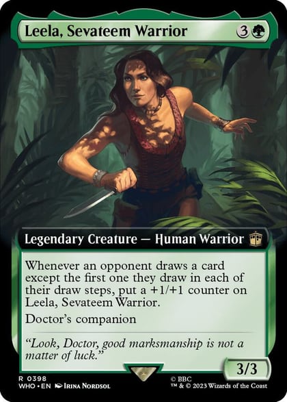 Leela, Sevateem Warrior (Extended Art), Universes Beyond: Doctor Who 398
