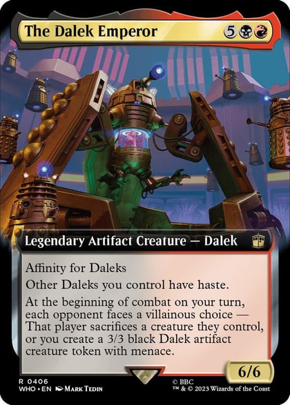 The Dalek Emperor (Extended Art), Universes Beyond: Doctor Who 406