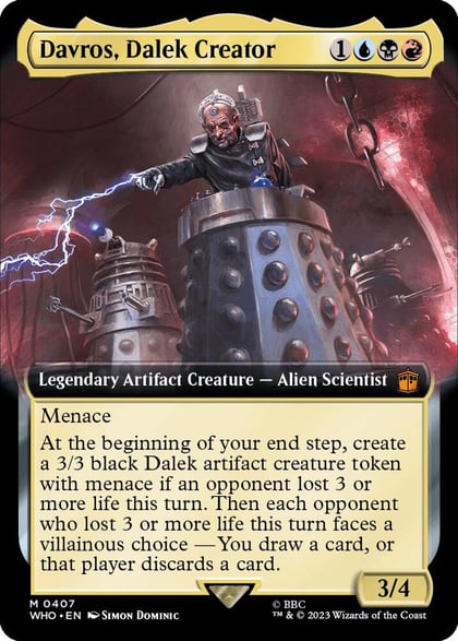 Davros, Dalek Creator (Extended Art), Universes Beyond: Doctor Who 407