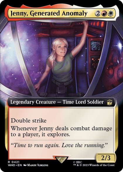 Jenny, Generated Anomaly (Extended Art), Universes Beyond: Doctor Who 421