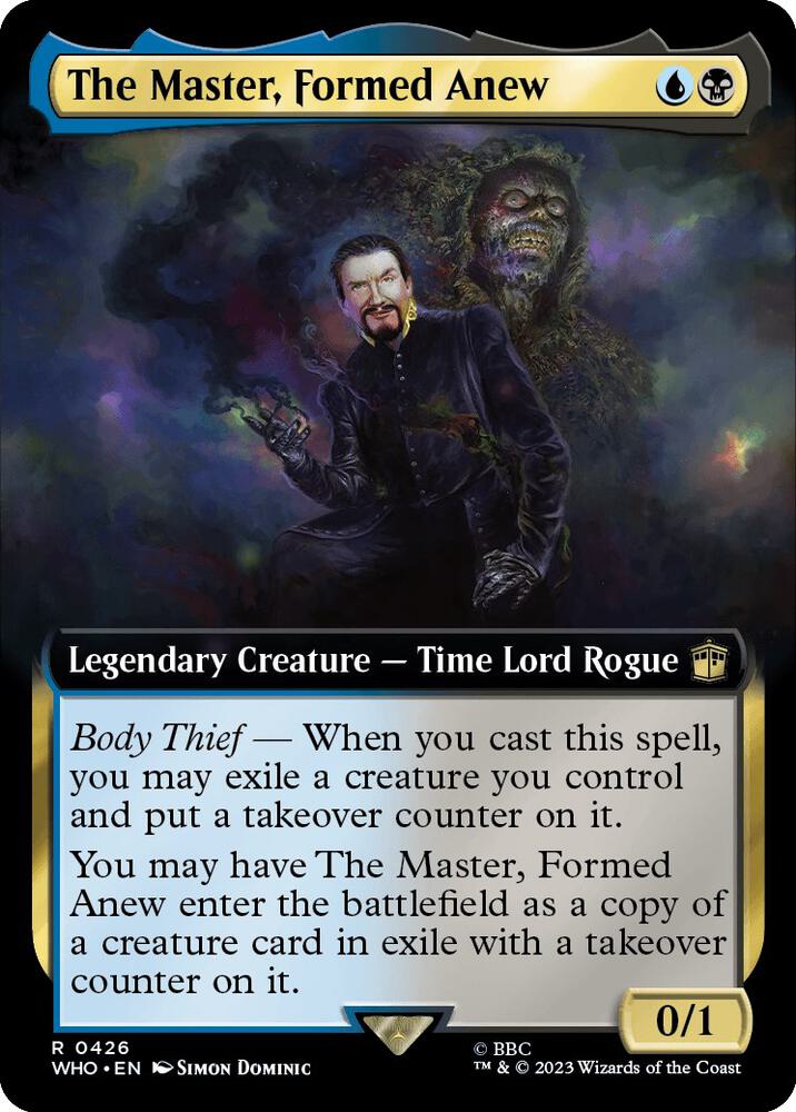 The Master, Formed Anew (Extended Art), Universes Beyond: Doctor Who 426