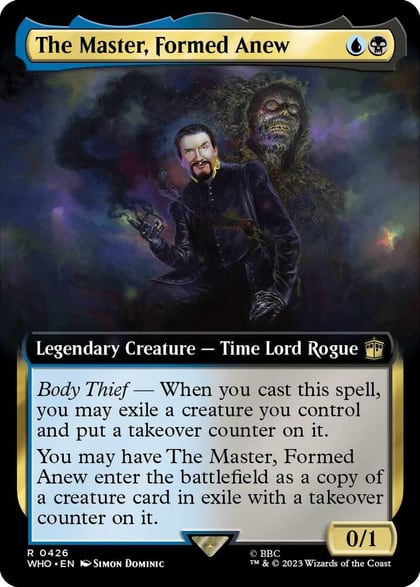 The Master, Formed Anew (Extended Art), Universes Beyond: Doctor Who 426