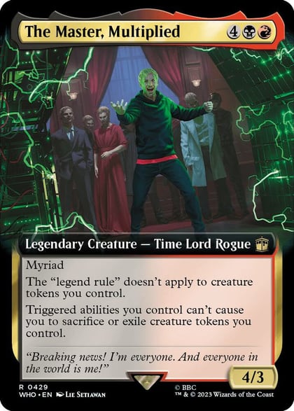 The Master, Multiplied (Extended Art), Universes Beyond: Doctor Who 429