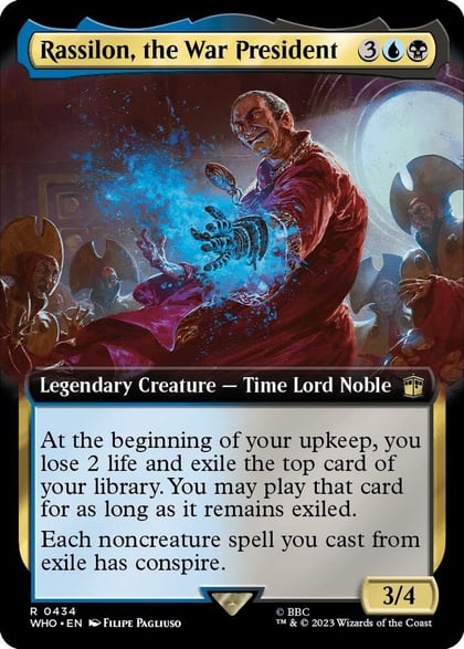 Rassilon, the War President (Extended Art), Universes Beyond: Doctor Who 434