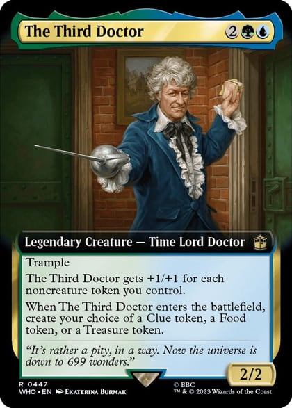 The Third Doctor (Extended Art), Universes Beyond: Doctor Who 447