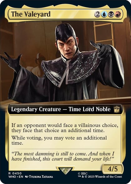 The Valeyard (Extended Art), Universes Beyond: Doctor Who 450