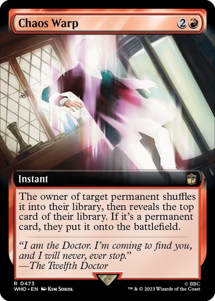 Chaos Warp (Extended Art), Universes Beyond: Doctor Who 473
