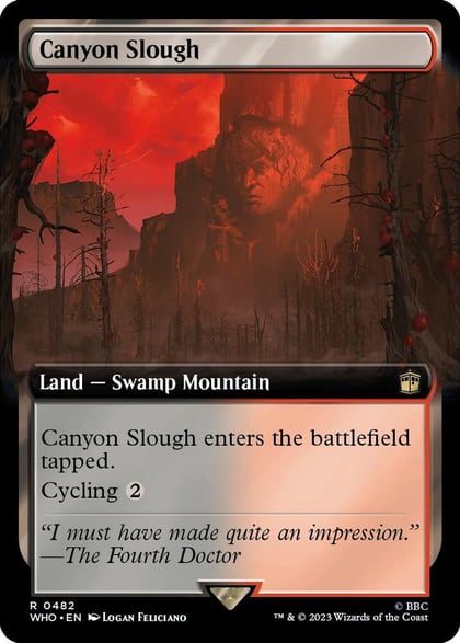 Canyon Slough (Extended Art), Universes Beyond: Doctor Who 482
