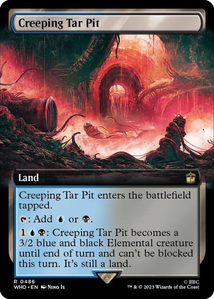 Creeping Tar Pit (Extended Art), Universes Beyond: Doctor Who 486