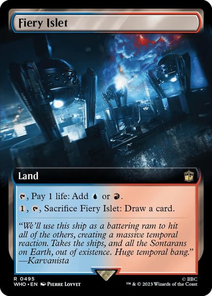Fiery Islet (Extended Art), Universes Beyond: Doctor Who 495