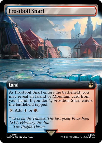Frostboil Snarl (Extended Art), Universes Beyond: Doctor Who 498