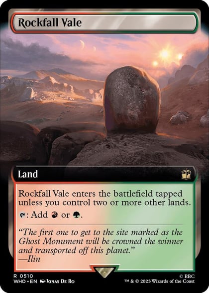 Rockfall Vale (Extended Art), Universes Beyond: Doctor Who 510