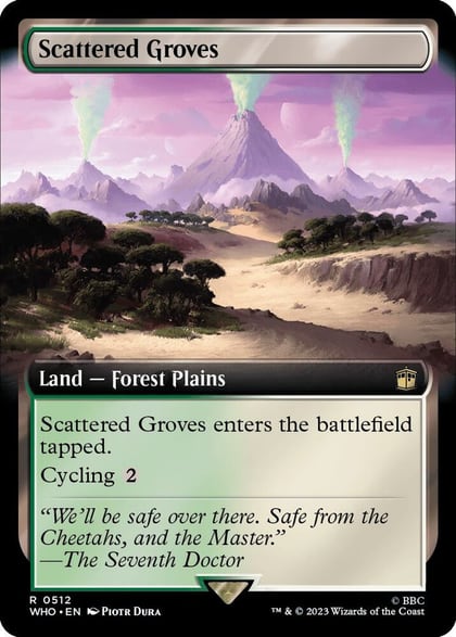 Scattered Groves (Extended Art), Universes Beyond: Doctor Who 512