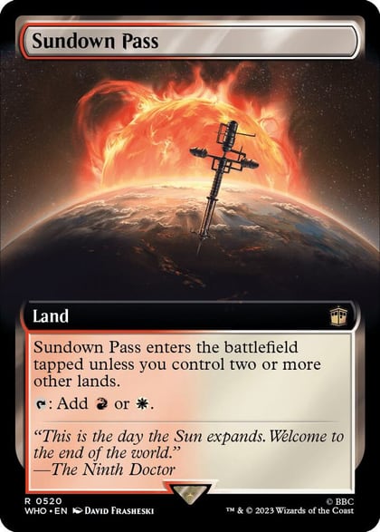 Sundown Pass (Extended Art), Universes Beyond: Doctor Who 520