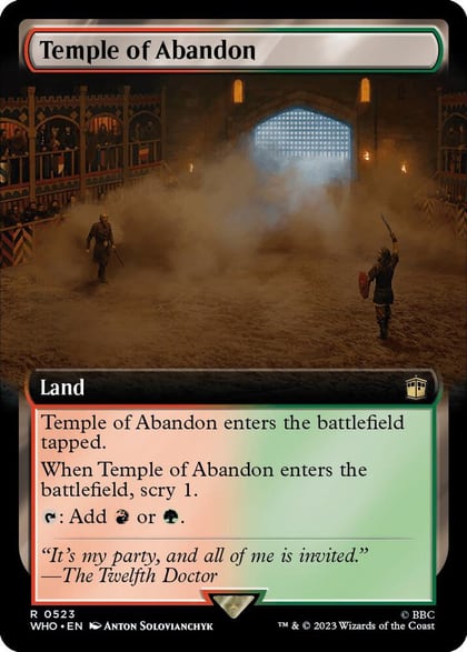 Temple of Abandon (Extended Art), Universes Beyond: Doctor Who 523