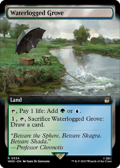Waterlogged Grove (Extended Art), Universes Beyond: Doctor Who 534