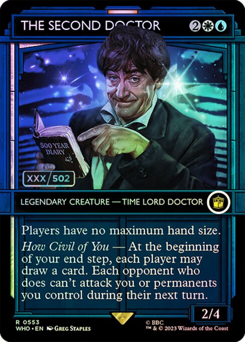 The Second Doctor (Serial Numbered), Universes Beyond: Doctor Who 553