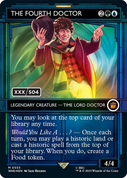 The Fourth Doctor (Serial Numbered), Universes Beyond: Doctor Who 555