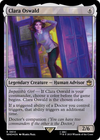 Clara Oswald (Surge Foil), Universes Beyond: Doctor Who 614