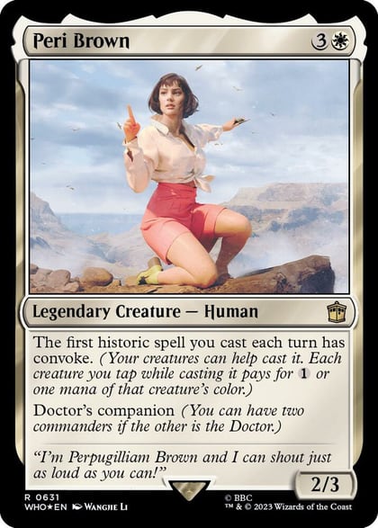 Peri Brown (Surge Foil), Universes Beyond: Doctor Who 631