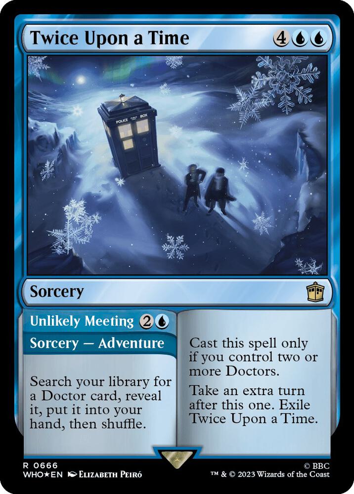 Twice Upon a Time (Surge Foil), Universes Beyond: Doctor Who 666