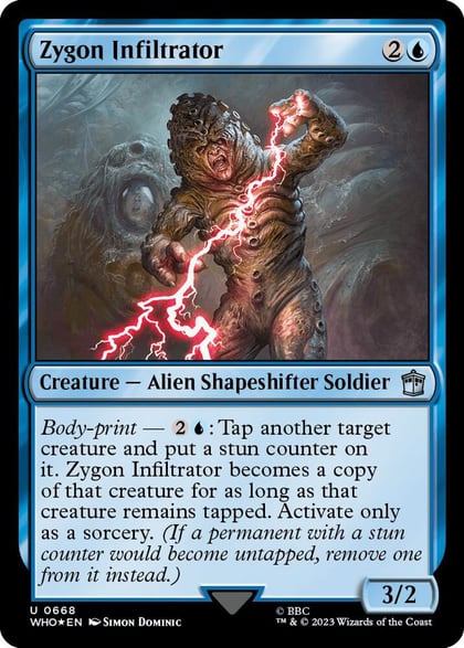 Zygon Infiltrator (Surge Foil), Universes Beyond: Doctor Who 668