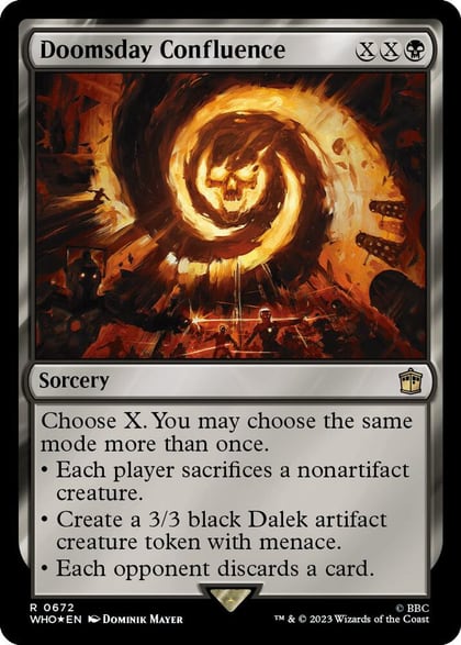 Doomsday Confluence (Surge Foil), Universes Beyond: Doctor Who 672