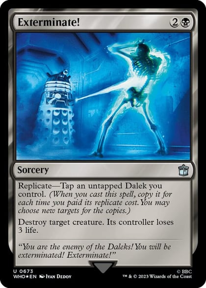 Exterminate! (Surge Foil), Universes Beyond: Doctor Who 673