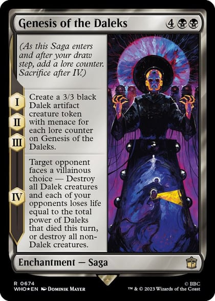 Genesis of the Daleks (Surge Foil), Universes Beyond: Doctor Who 674