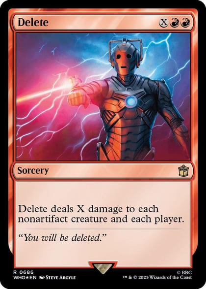 Delete (Surge Foil), Universes Beyond: Doctor Who 686
