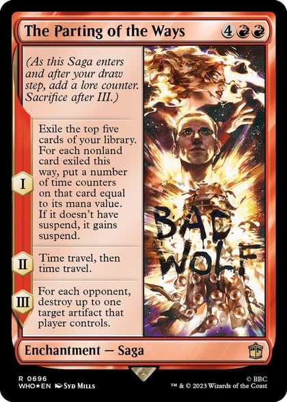 The Parting of the Ways (Surge Foil), Universes Beyond: Doctor Who 696