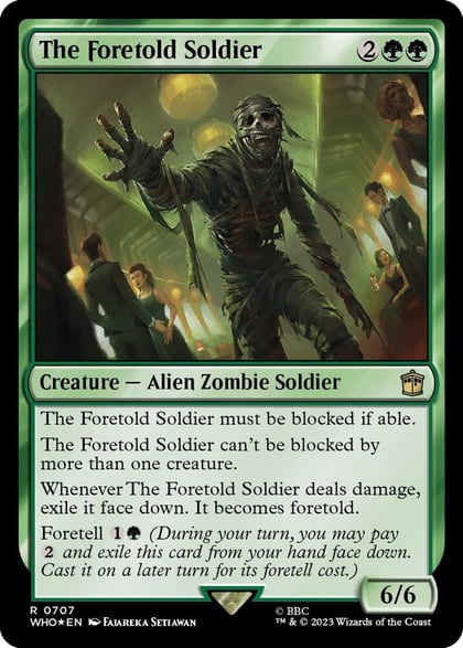 The Foretold Soldier (Surge Foil), Universes Beyond: Doctor Who 707