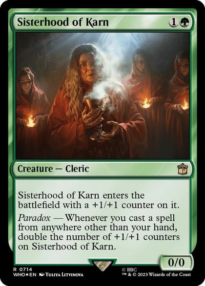 Sisterhood of Karn (Surge Foil), Universes Beyond: Doctor Who 714