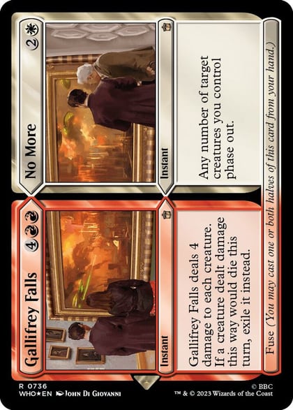 Gallifrey Falls // No More (Surge Foil), Universes Beyond: Doctor Who 736
