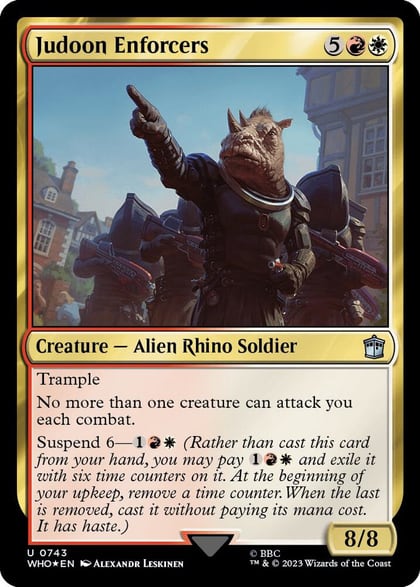 Judoon Enforcers (Surge Foil), Universes Beyond: Doctor Who 743