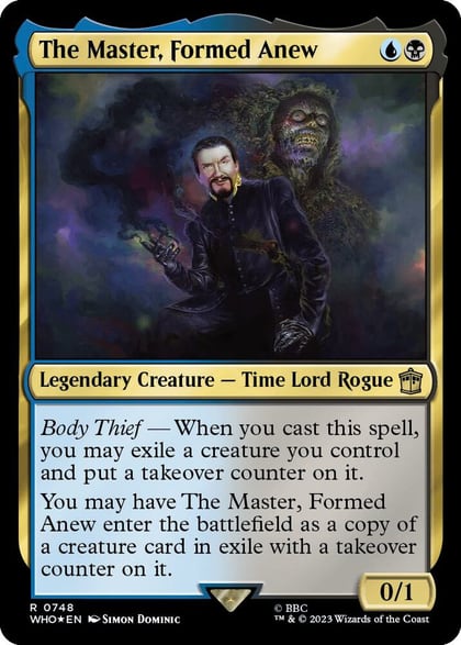 The Master, Formed Anew (Surge Foil), Universes Beyond: Doctor Who 748