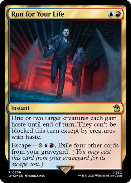 Run for Your Life (Surge Foil), Universes Beyond: Doctor Who 759