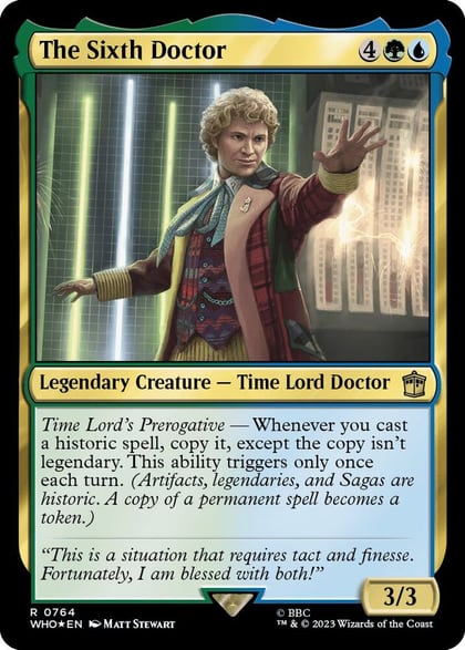 The Sixth Doctor (Surge Foil), Universes Beyond: Doctor Who 764
