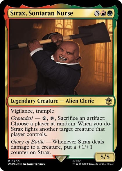 Strax, Sontaran Nurse (Surge Foil), Universes Beyond: Doctor Who 765