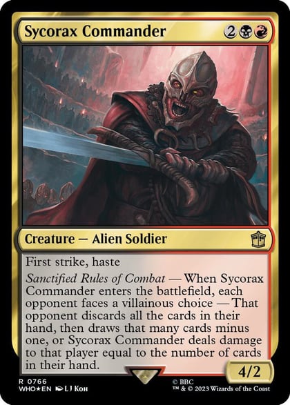Sycorax Commander (Surge Foil), Universes Beyond: Doctor Who 766