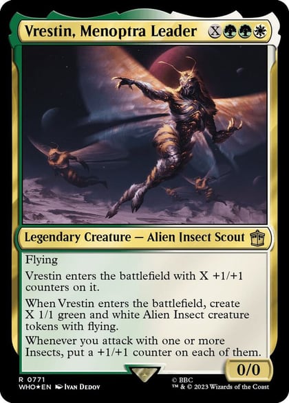 Vrestin, Menoptra Leader (Surge Foil), Universes Beyond: Doctor Who 771
