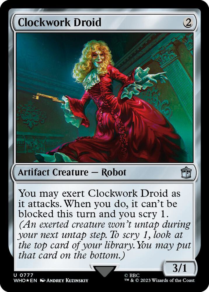 Clockwork Droid (Surge Foil), Universes Beyond: Doctor Who 777