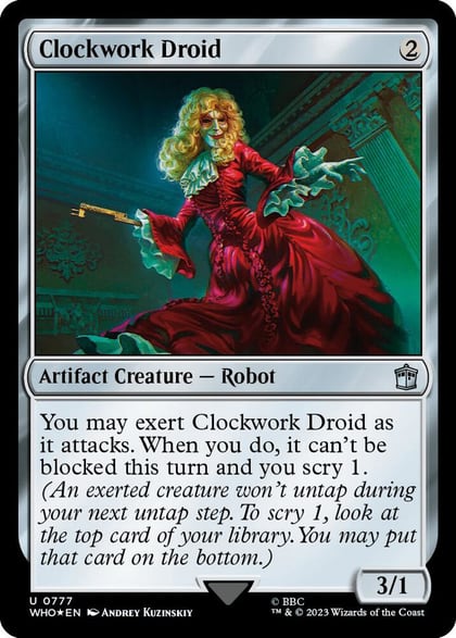 Clockwork Droid (Surge Foil), Universes Beyond: Doctor Who 777