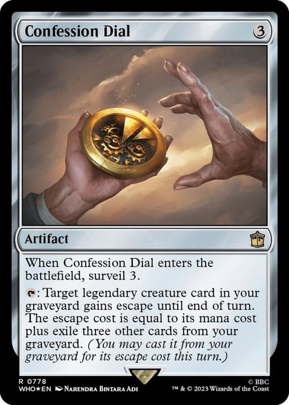 Confession Dial (Surge Foil), Universes Beyond: Doctor Who 778