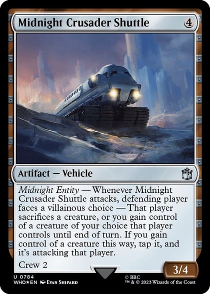 Midnight Crusader Shuttle (Surge Foil), Universes Beyond: Doctor Who 784
